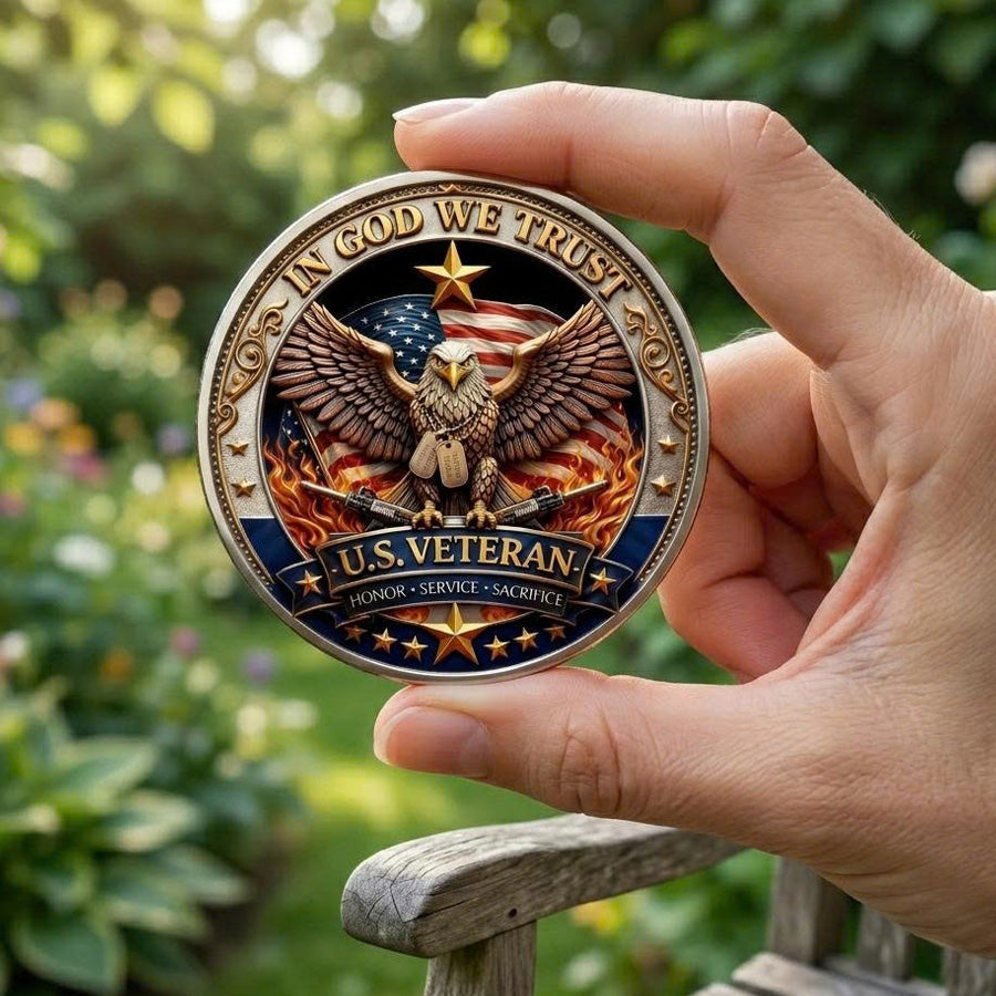 🔥Last Day 50% OFF🔥 250 Years of Freedom Veteran Tribute Coin