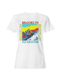 Brooklyn Vibrant Skyline Art Women's T-Shirt