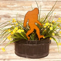 Bigfoot Rusty Metal Plant/Yard Stake