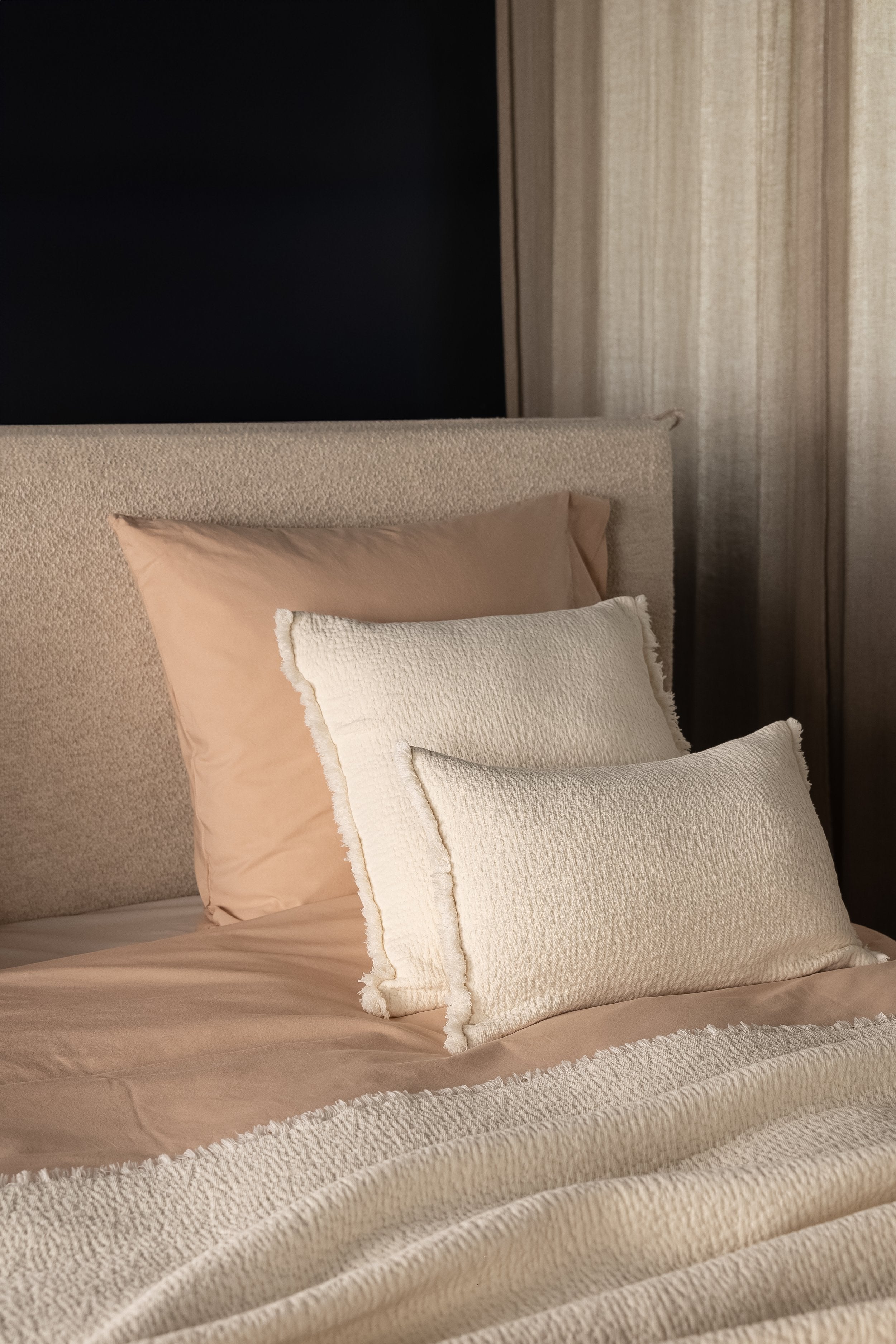 Lissoy Cantabria Pillow Covers - Ecru