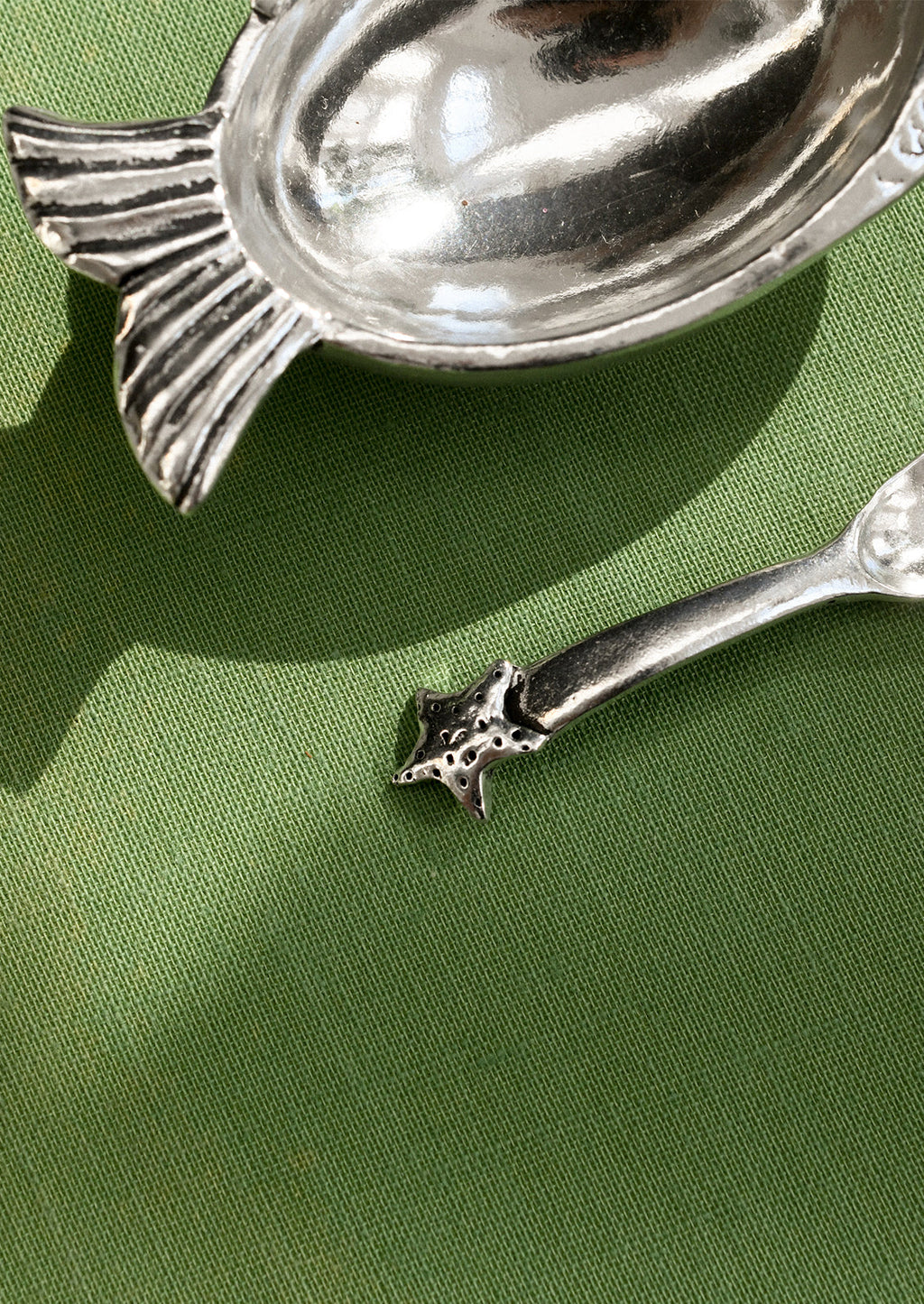 Fish Salt Cellar with Spoon