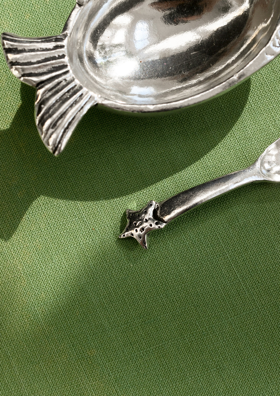 Fish Salt Cellar with Spoon