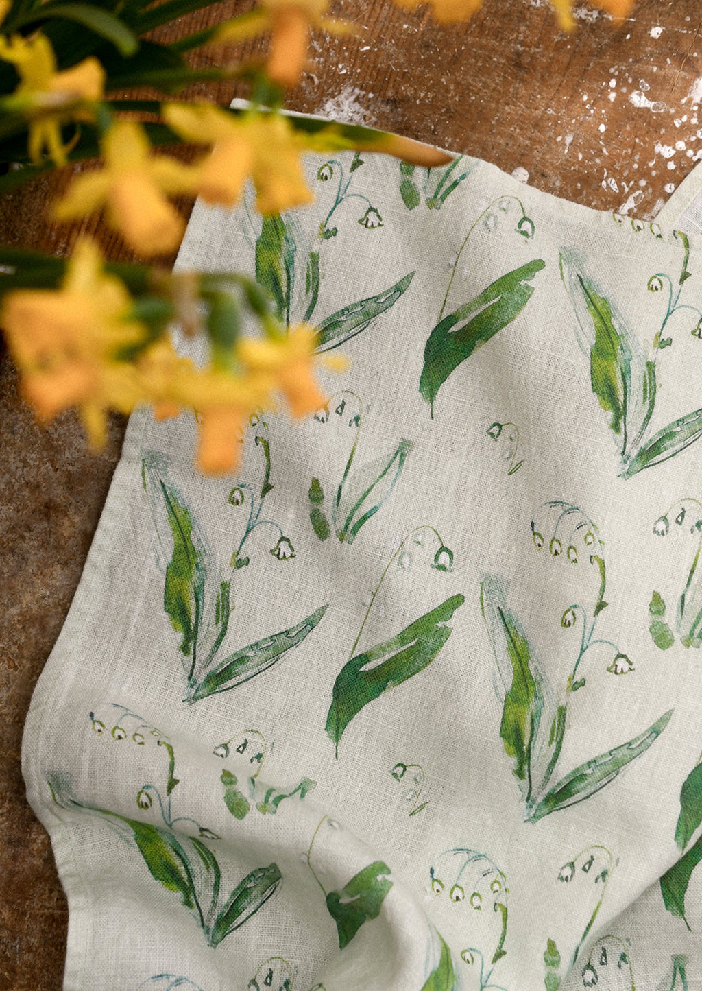 Lily of The Valley Tea Towel