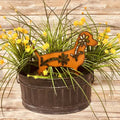Dachshund Wiener Dog Rusty Metal Yard Stake