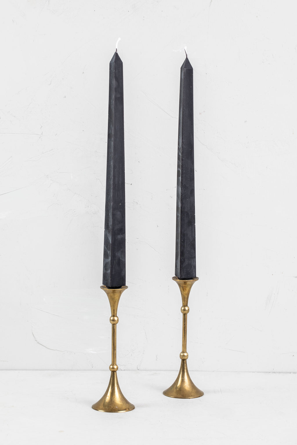Large Square Beeswax Taper Candles - Multiple Colors