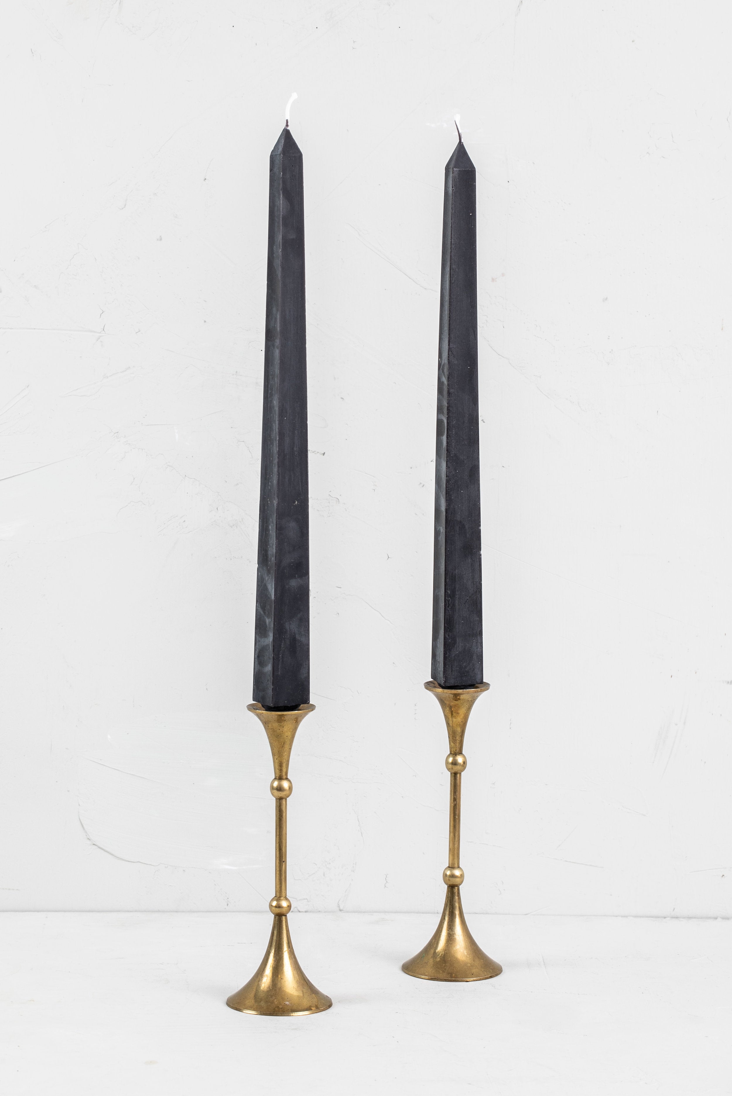 Large Square Beeswax Taper Candles - Multiple Colors