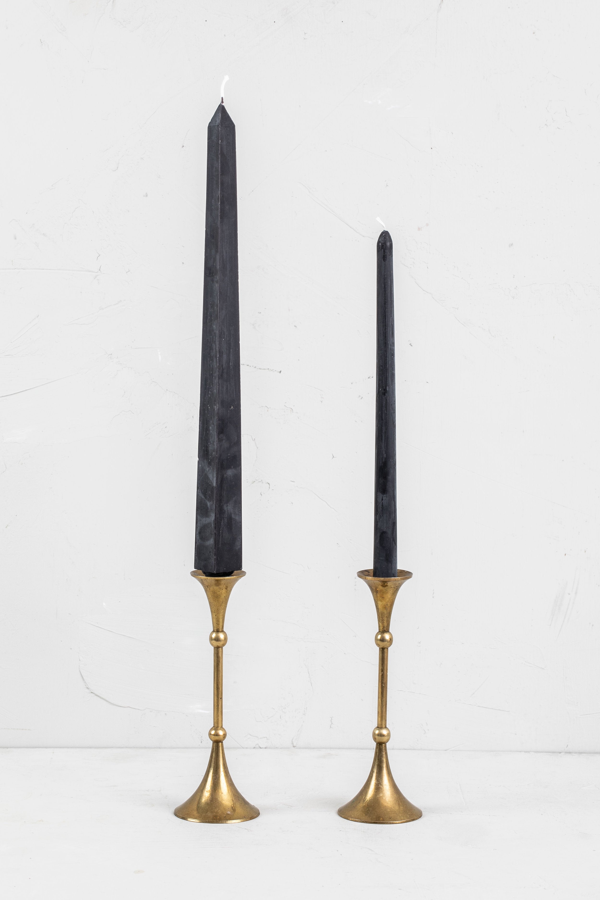 Large Square Beeswax Taper Candles - Multiple Colors