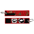 'Deadpool' Embroidered Metal Keychain