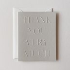Thank You No. 10 Card