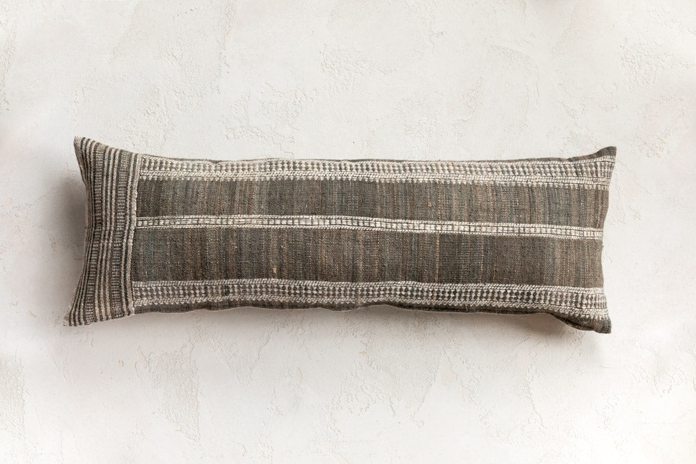 Akriti Ash Long Lumbar Pillow