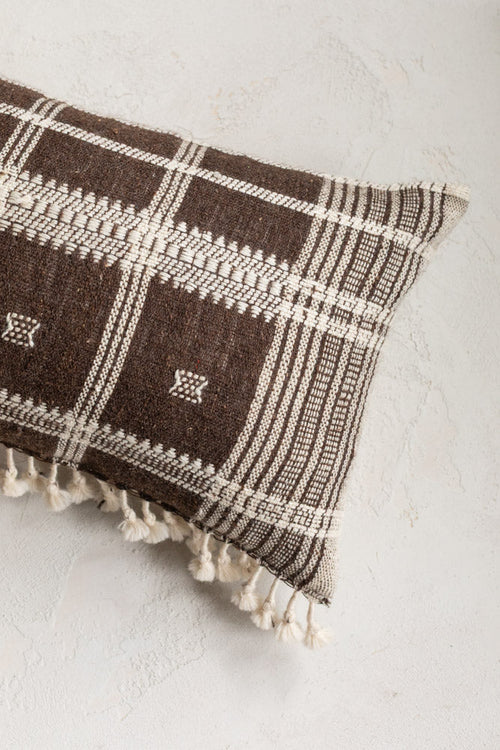 Akriti Mud Long Lumbar Pillow