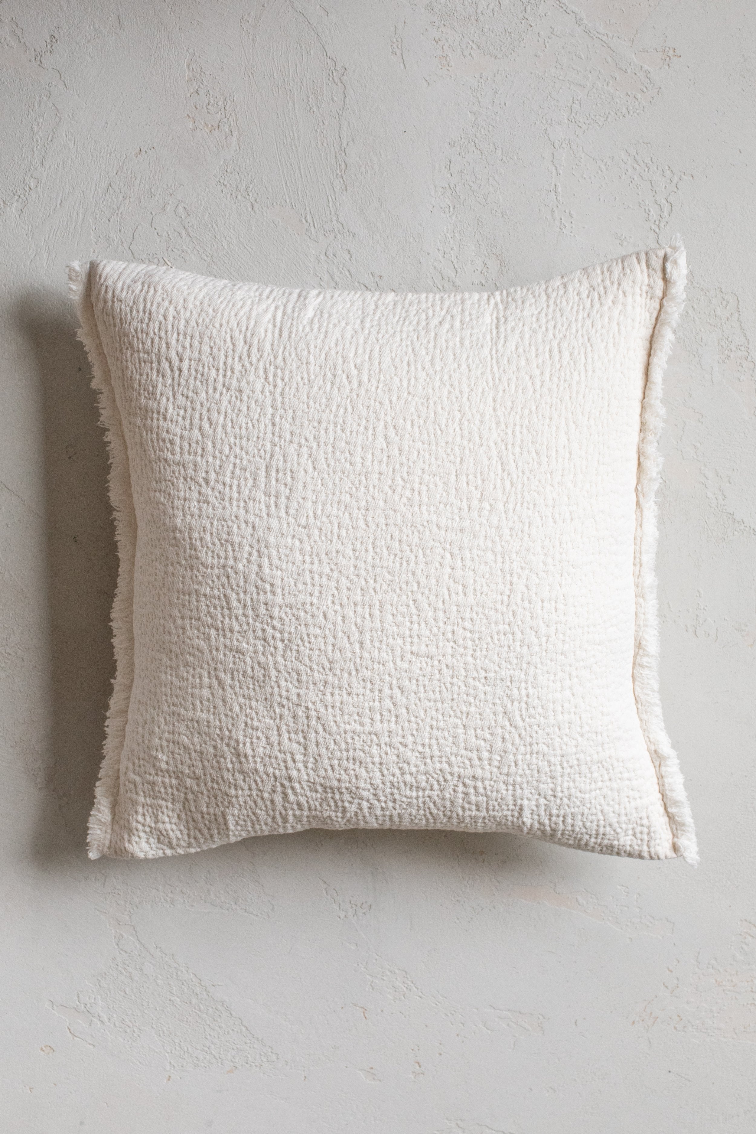 Lissoy Cantabria Pillow Covers - Ecru