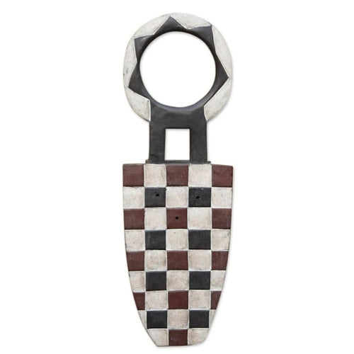 African tribal wood mask 'Faceless Spirits'