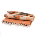 Handloomed Acrylic Geometric Area Rug in Orange 2.5x4.5 'Celestial Diamonds'
