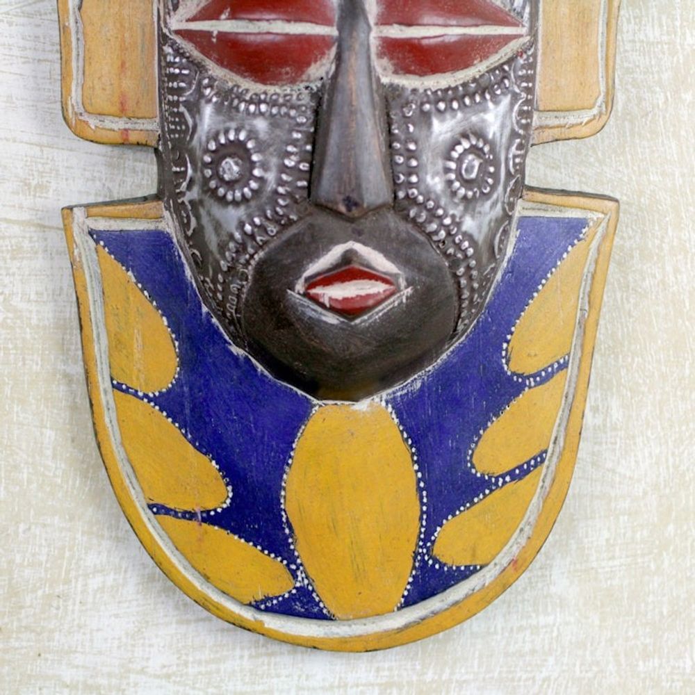 Unique African Wood Mask 'Fisherman'