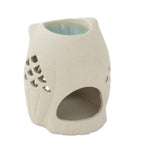 Hand-Crafted Thai Unglazed Ceramic Clay Owl Oil Warmer 'Cozy Owl'