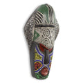 Tribal Chief African Mask Beaded Wood 'Landa'