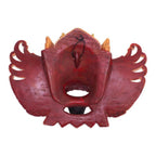 Hand-Carved Wood Sculpture with Traditional Balinese Motifs 'The Guardian Barong'