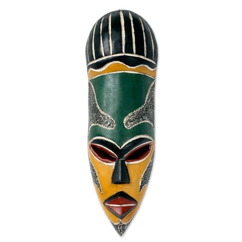 African wood mask 'Our Traditions'