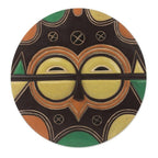 Multicolor Handcrafted Congolese African Mask 'Kidumu Rite'