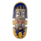 Unique African Wood Mask 'Fisherman'