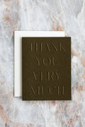 Thank You No. 10 Card