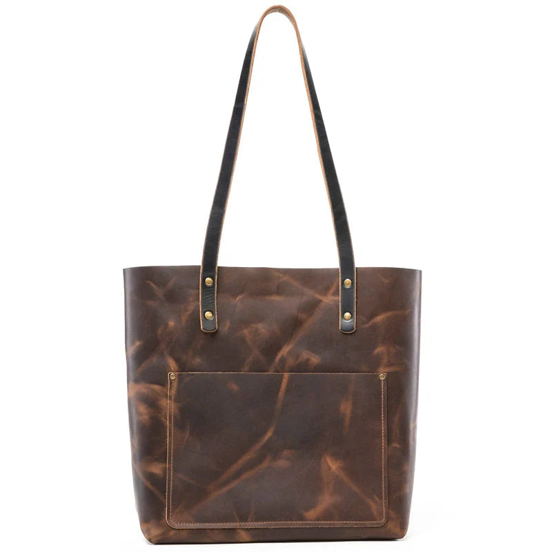 Leather Tote Bag - Weekender
