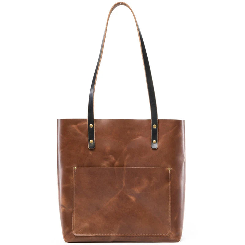 Leather Tote Bag - Weekender