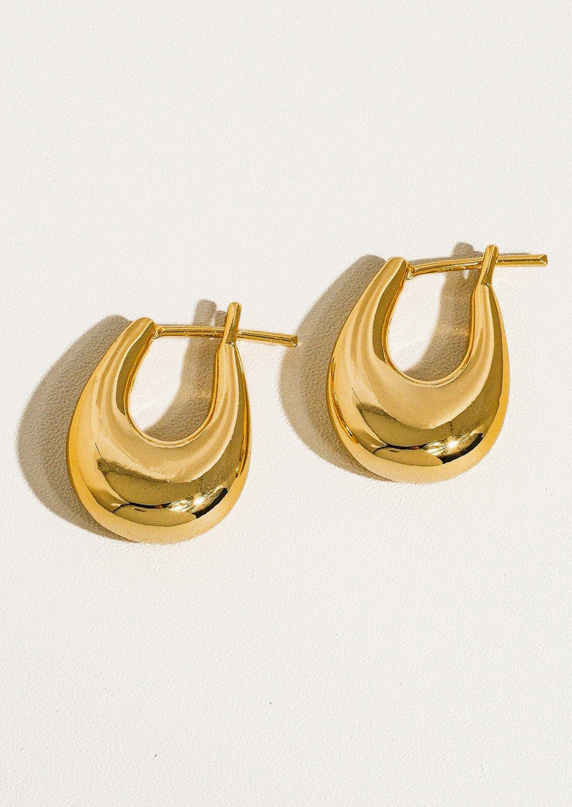 Liz Oblong Hoop Earrings