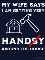 Funny Handy House Shirt Dad Joke Tee Husband Gift Humor by rvanderveken Unisex T-shirt, Sweatshirt, Hoodie, Long Sleeve Tee