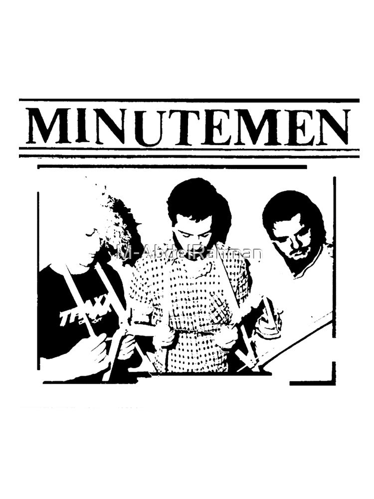 Minutemen Punk Band by M-AbdelRahman Unisex T-shirt, Sweatshirt, Hoodie, Long Sleeve Tee
