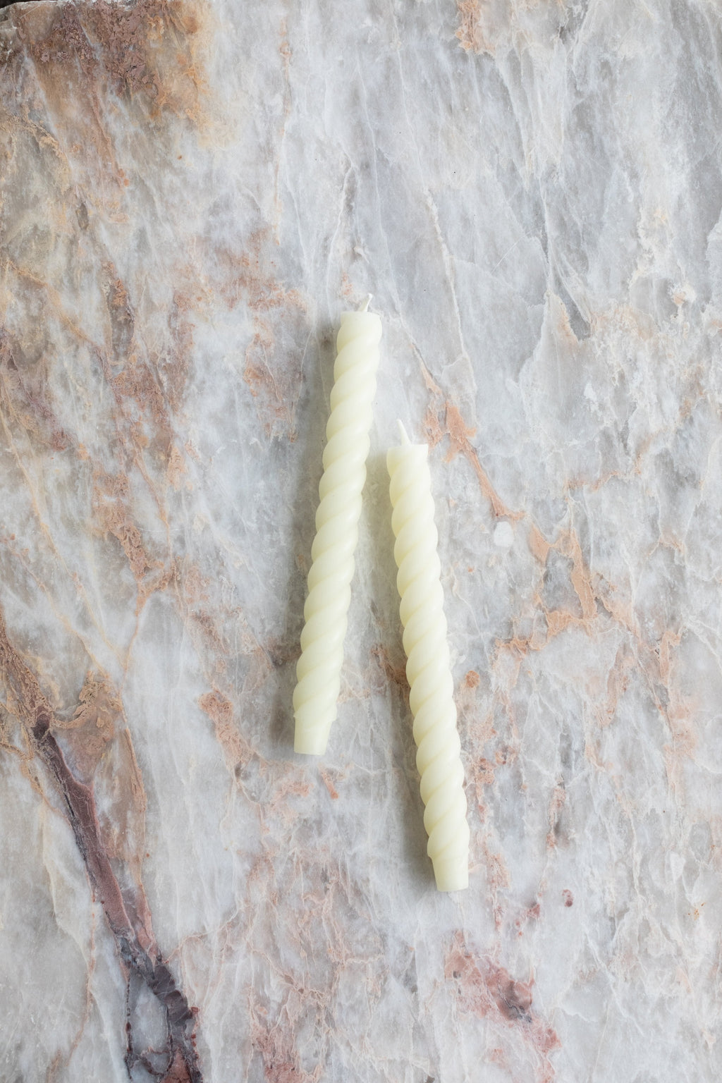 Rope Beeswax Tapers - Multiple Colors
