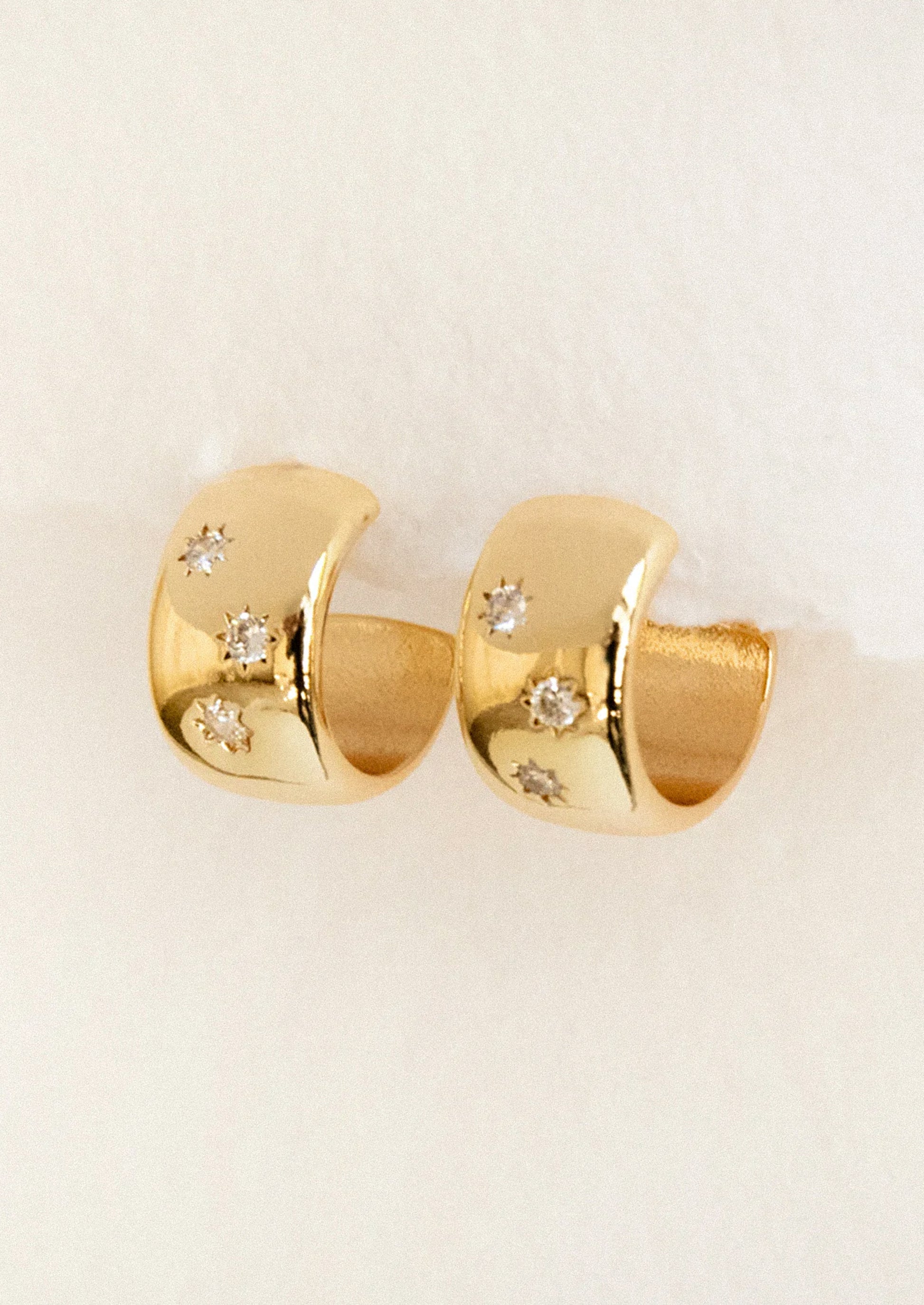 Starry Night Hoop Earrings