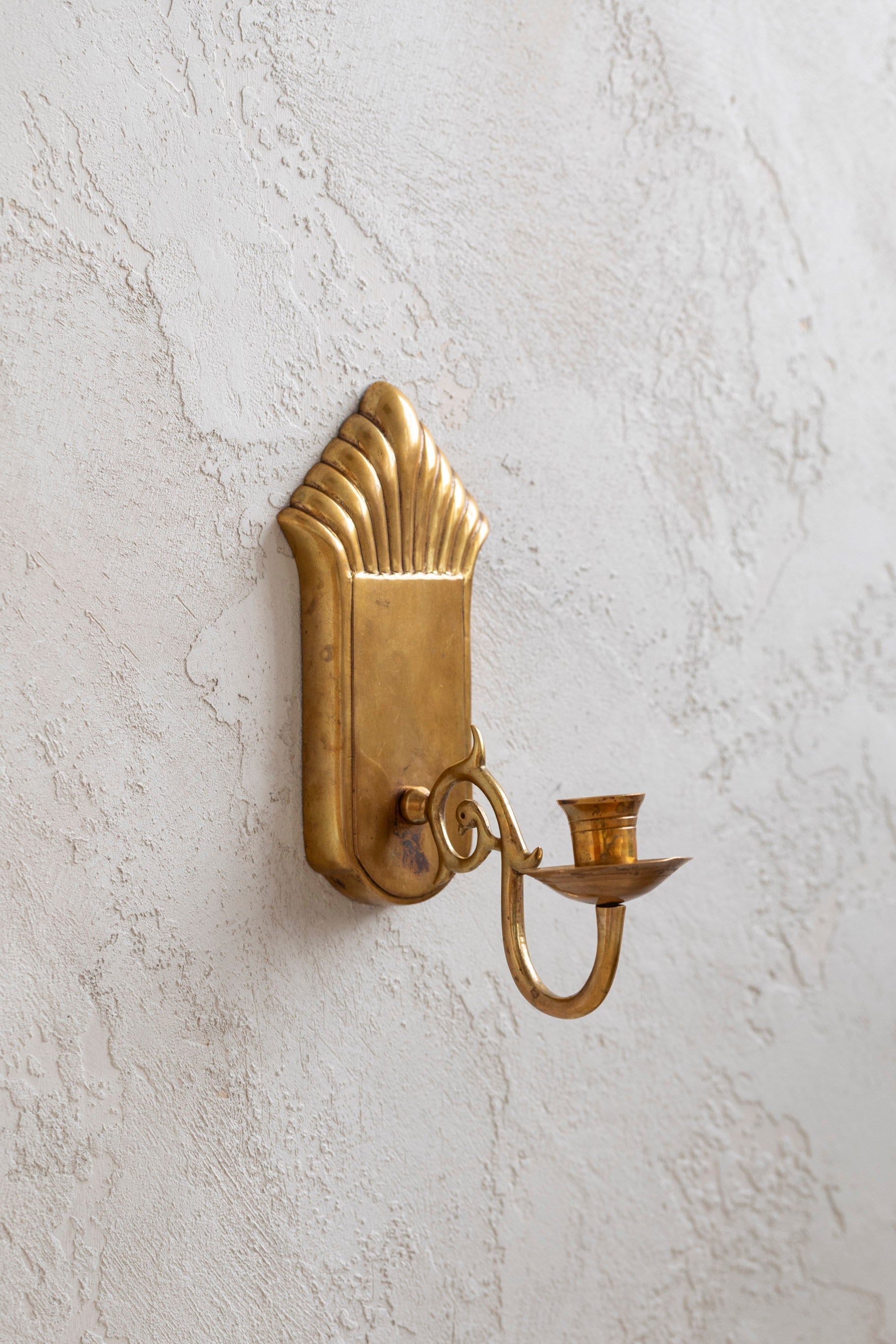 Vintage Brass Art Deco Sconce