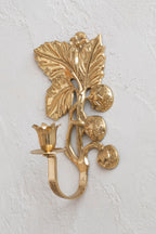 Vintage Brass Strawberry Sconce