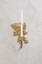 Vintage Brass Strawberry Sconce
