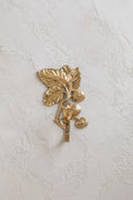 Vintage Brass Strawberry Sconce