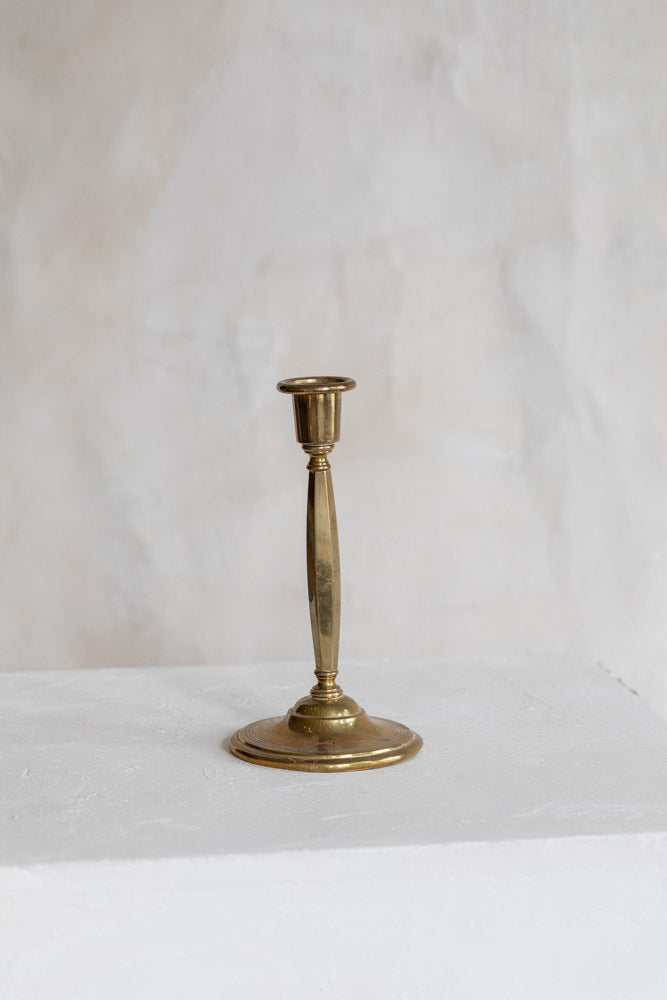 Vintage Brass Single Candlestick - Variety