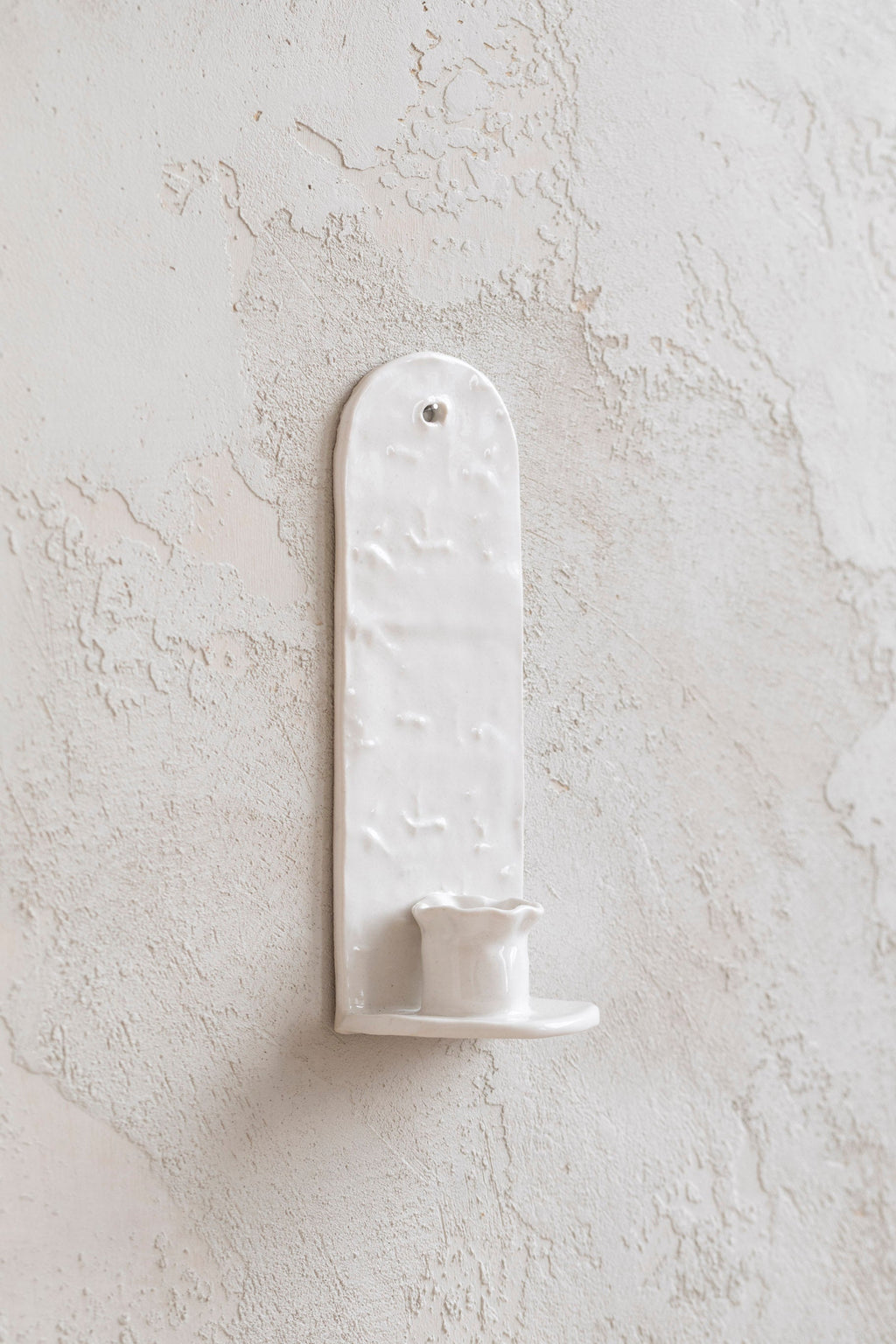 Found Handmade Ceramic Sconce