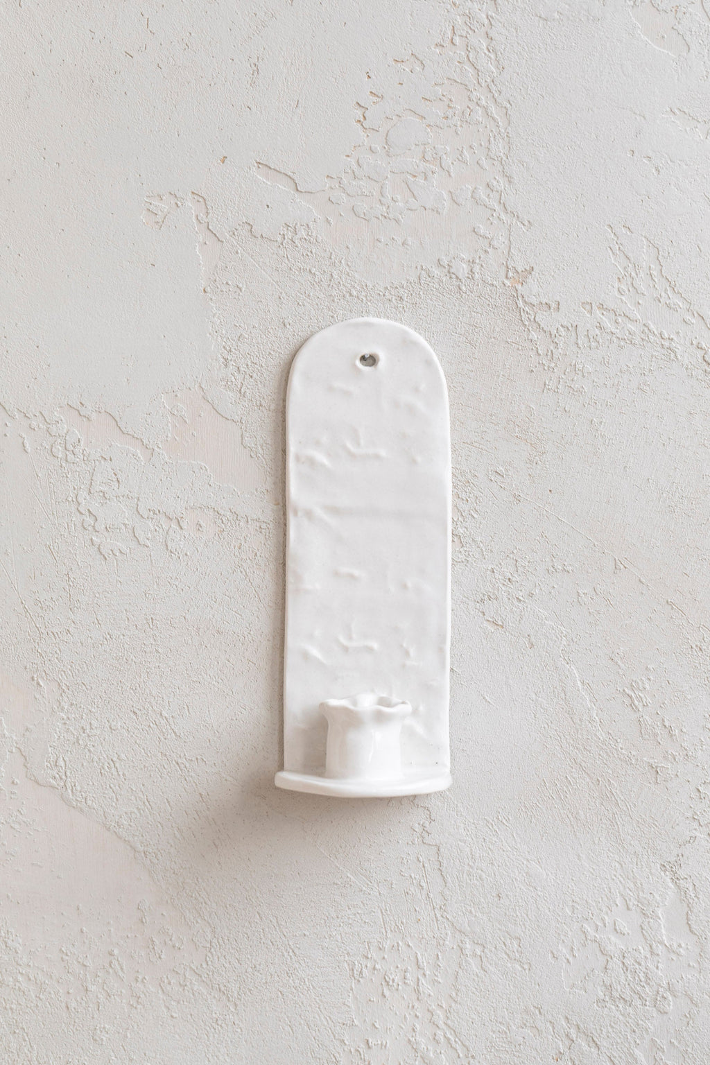 Found Handmade Ceramic Sconce