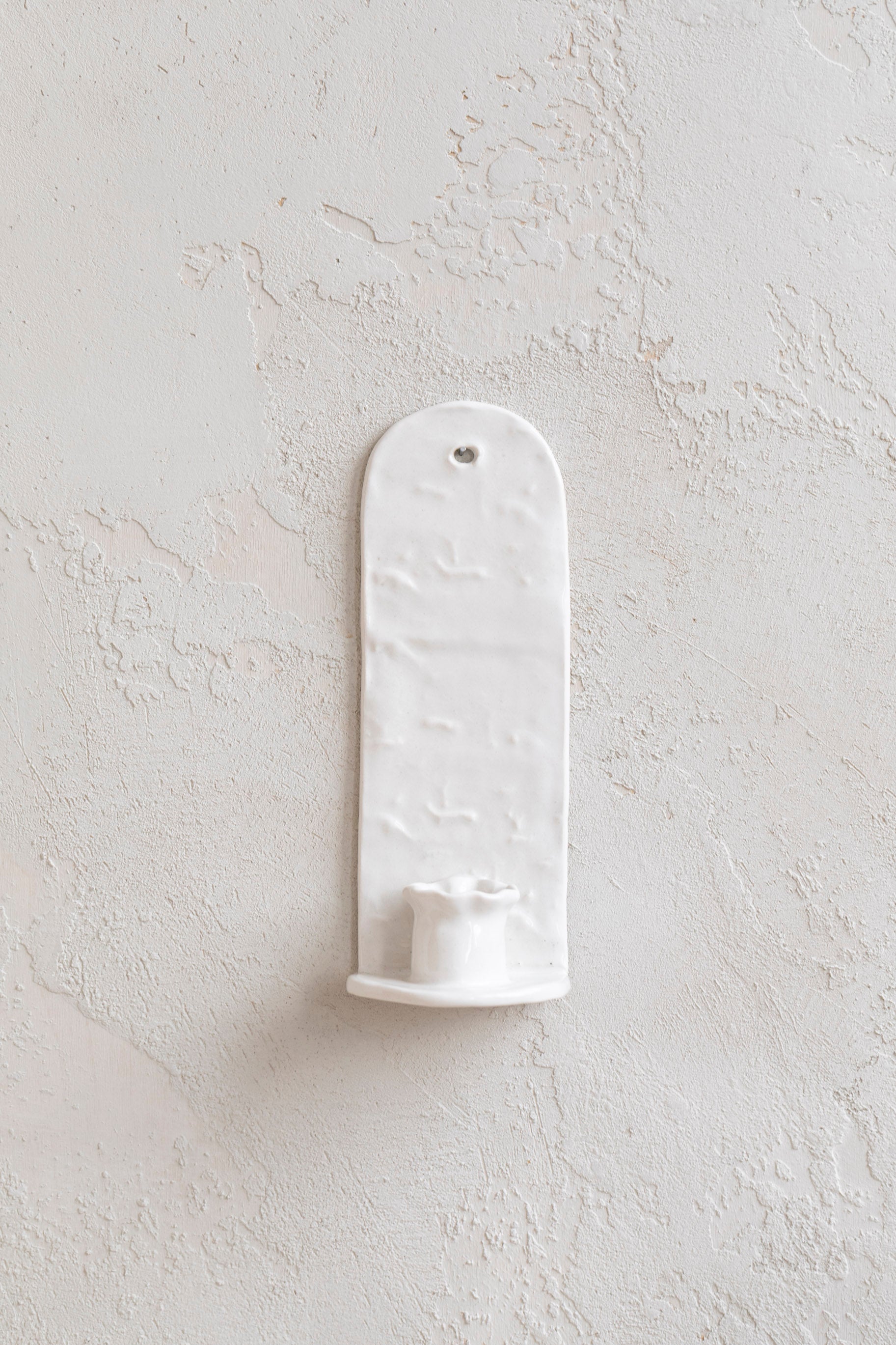 Found Handmade Ceramic Sconce