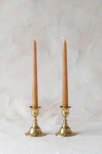 Vintage Petite Brass Candle Holders